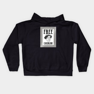 Free Chicolini (B&W) Kids Hoodie